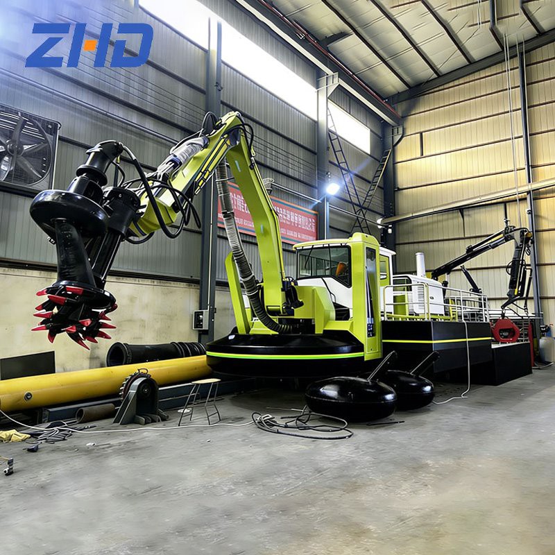 Dredger multifonksyon anfibi